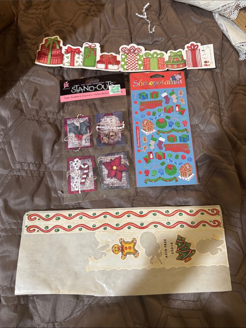 Holiday scrapbook assortment